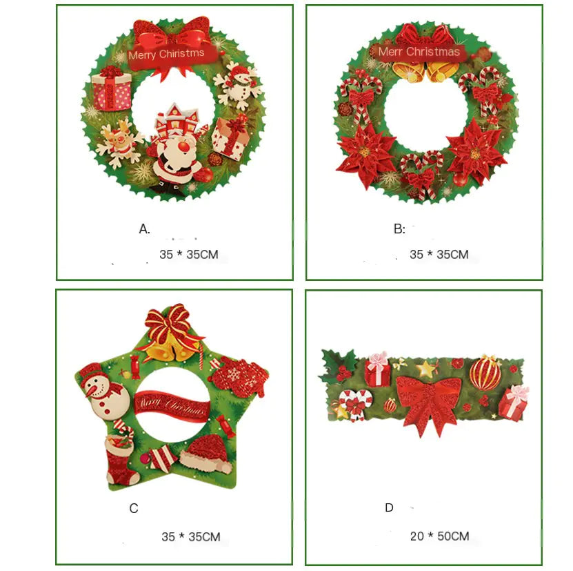 Christmas Wreaths and Garlands - Festive Holiday Door