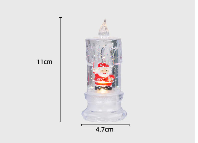 LED Electronic Candle Night Lamp - Flameless Flickering Candle Light for Home Decor & Ambiance