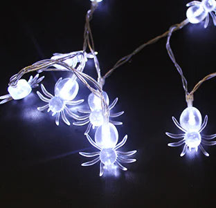 Halloween LED Pumpkin String Lights - Spooky Indoor/Outdoor Decorations