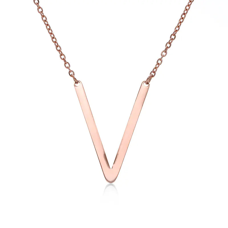Personalized Alphabet Pendant Necklace - Colorful Initial Jewelry