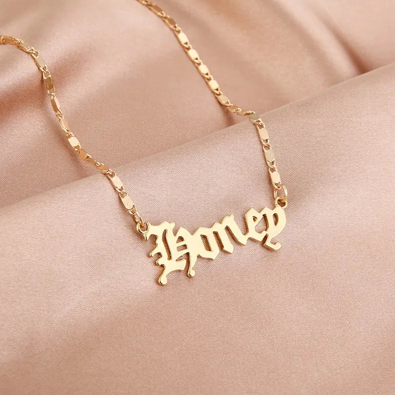 Gold "Angel" and "Princess" Necklaces