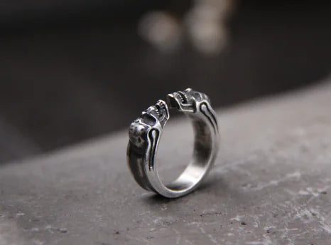 Thai Silver 925 Skull Sculpt Ring