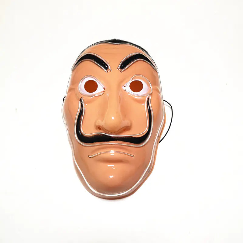 Premium LED Light-Up Halloween Mask - Glowing Party Costume Accessory
