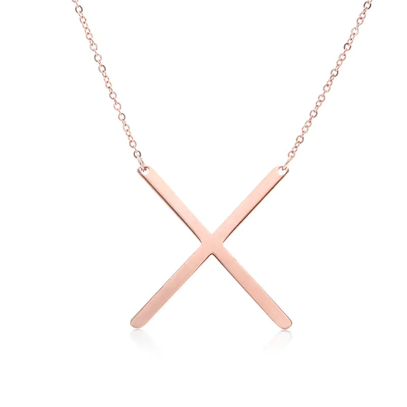 Personalized Alphabet Pendant Necklace - Colorful Initial Jewelry