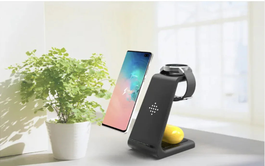 3-in-1 Wireless Charging Station - iPhone, AirPods & Apple Watch