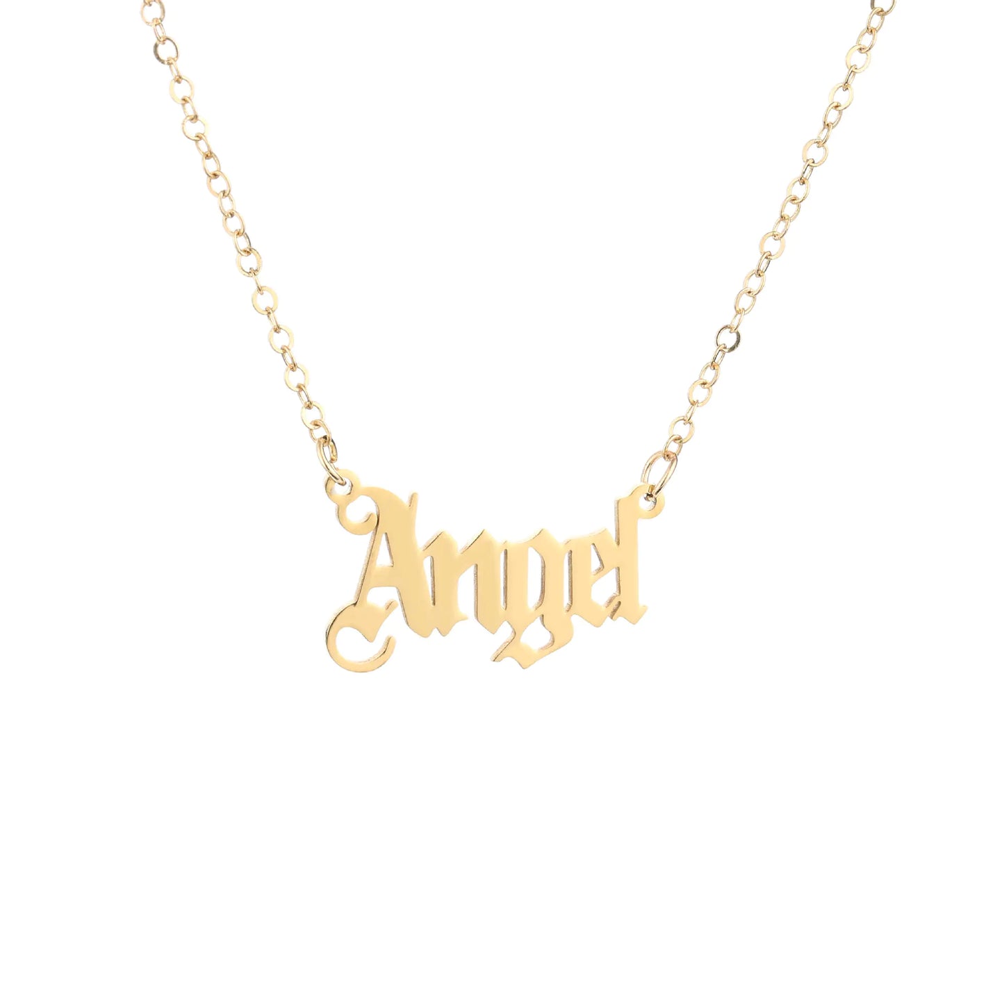 Gold "Angel" and "Princess" Necklaces