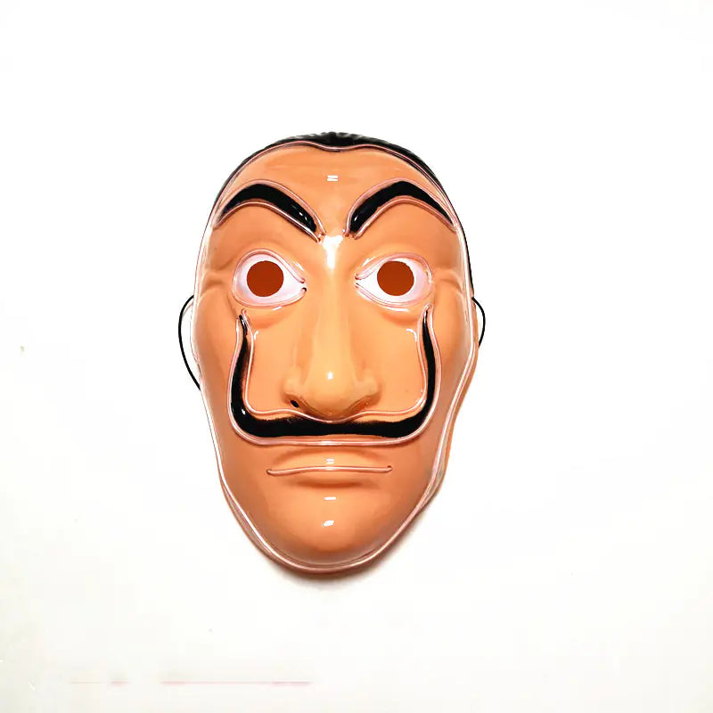 Premium LED Light-Up Halloween Mask - Glowing Party Costume Accessory