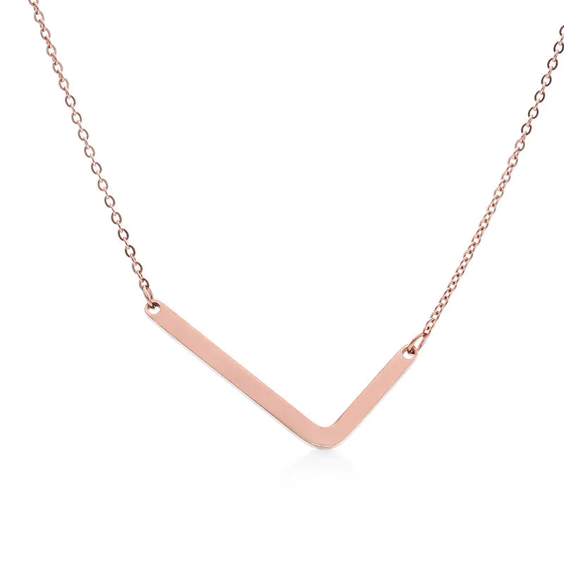 Personalized Alphabet Pendant Necklace - Colorful Initial Jewelry