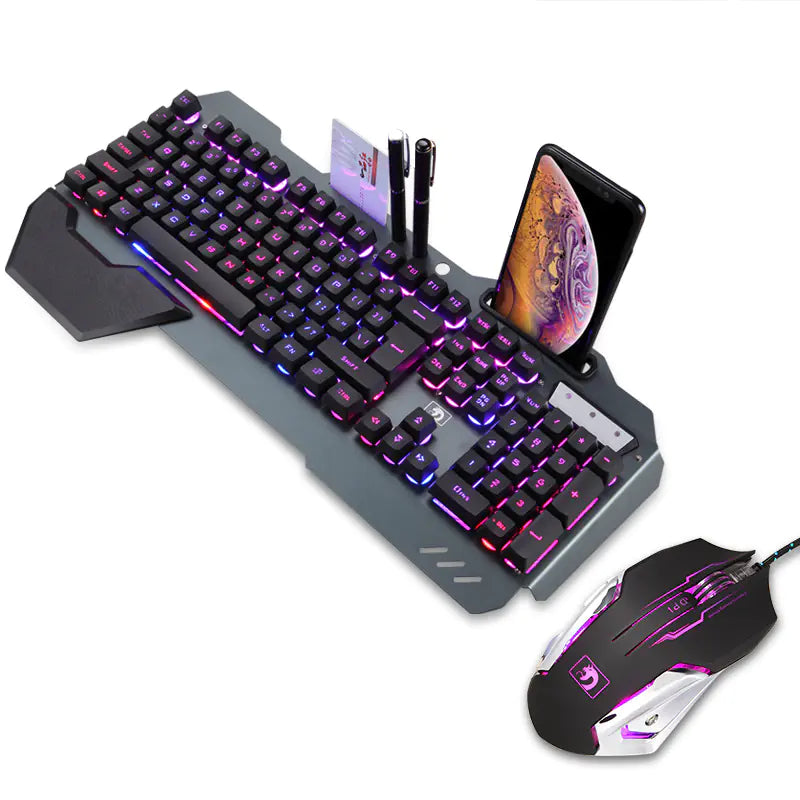 Pro Gaming Mechanical Keyboard - RGB Backlit with Touch Sensitivity & Tactile Switches