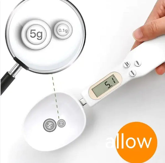 Handheld Electronic Kitchen Scale - Digital Food Scale with Precision Weighing for Cooking & Baking