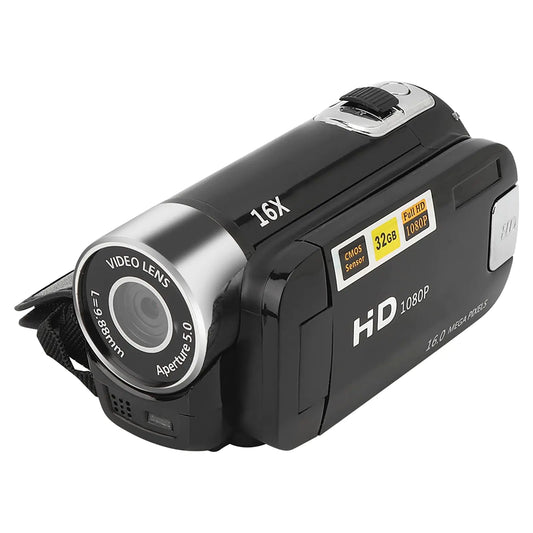 Vintage Camcorder with 16X Digital Zoom - HD Video Camera with 2.7" Display