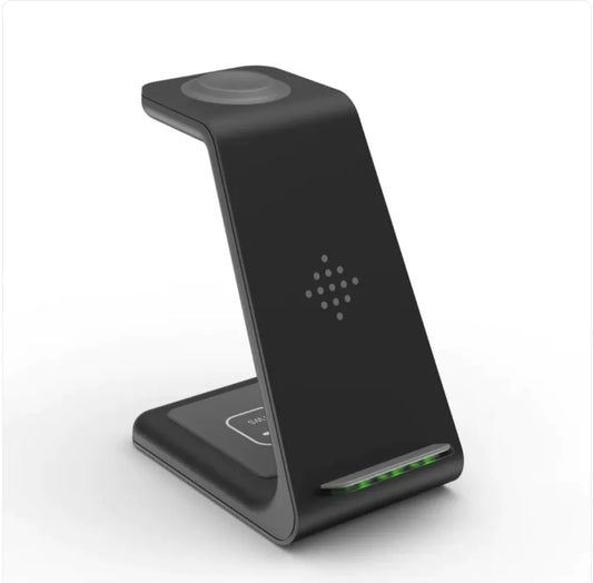 3-in-1 Wireless Charging Station - iPhone, AirPods & Apple Watch