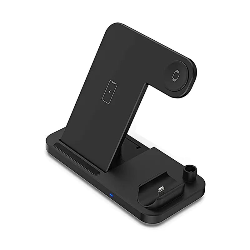 3-in-1 Wireless Charging Station - Fast Charge Stand for iPhone, Apple Watch & AirPods