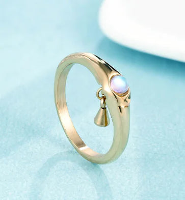 3D Minimalist Pearl Ring - Titanium Steel Elegance