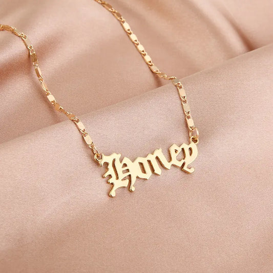 Gold "Angel" and "Princess" Necklaces