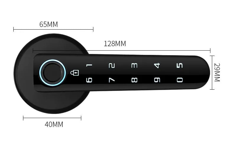 Indoor Split Electronic Fingerprint Door Lock