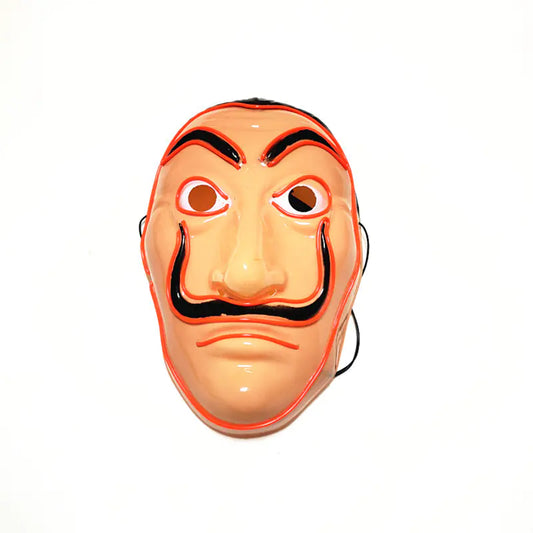 Premium LED Light-Up Halloween Mask - Glowing Party Costume Accessory