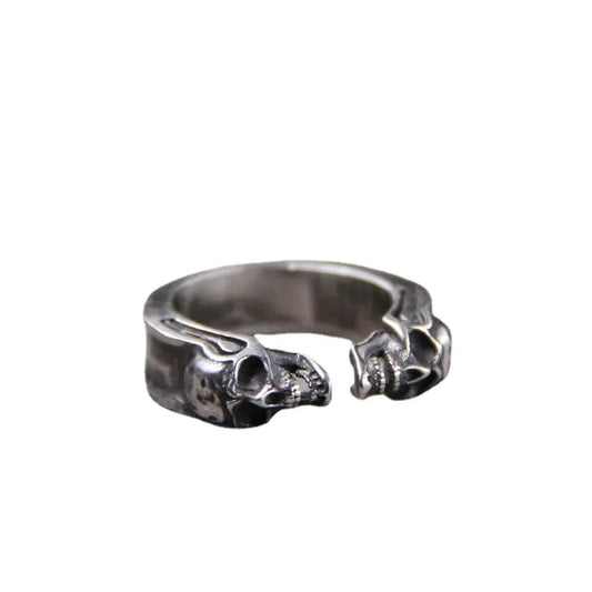 Thai Silver 925 Skull Sculpt Ring