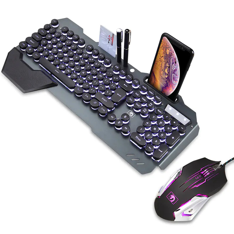 Pro Gaming Mechanical Keyboard - RGB Backlit with Touch Sensitivity & Tactile Switches