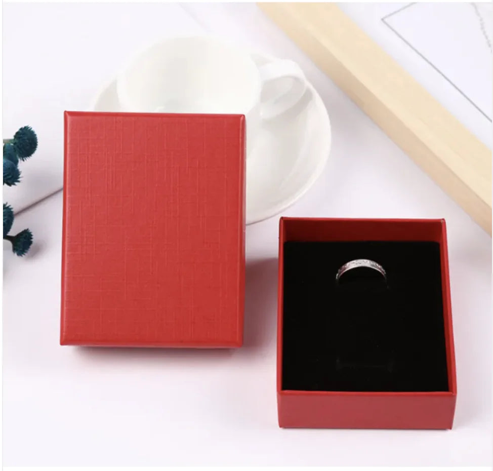 Premium Elegant Jewelry Storage Box - Multi-Color Gift Box for Rings, Earrings & Small Accessories